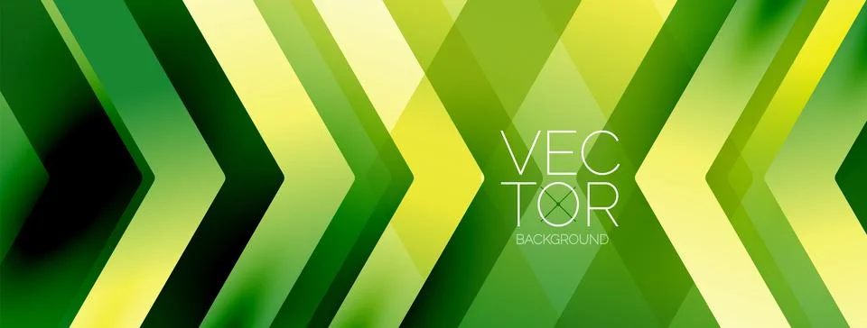 Energetic geometric background featuring an array of dynamic arrows in Stock Illustration