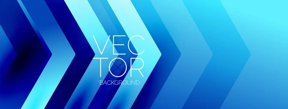 Energetic geometric background featuring an array of dynamic arrows in Stock-Illustration