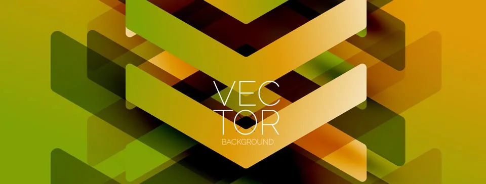 Energetic geometric background featuring an array of dynamic arrows in Stock Illustration