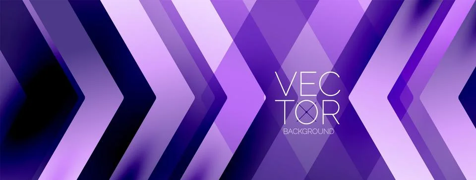 Energetic geometric background featuring an array of dynamic arrows in Illustrazione stock