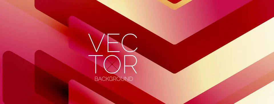 Energetic geometric background featuring an array of dynamic arrows in Stock Illustration