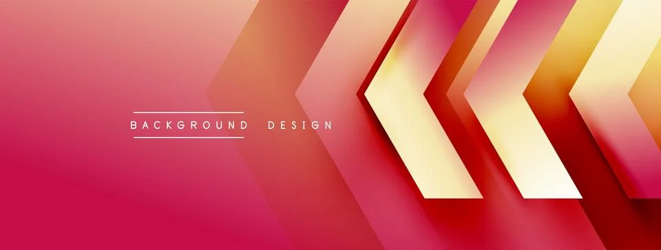 Energetic geometric background featuring an array of dynamic arrows in Stock Illustration