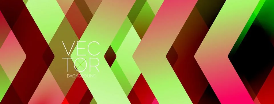 Energetic geometric background featuring an array of dynamic arrows in Illustrazione stock