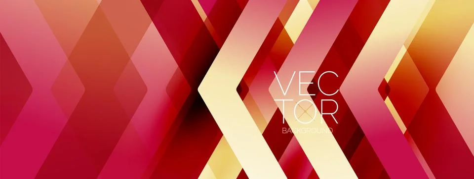Energetic geometric background featuring an array of dynamic arrows in Stock Illustration
