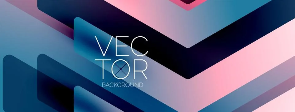 Energetic geometric background featuring an array of dynamic arrows in Stock Illustration