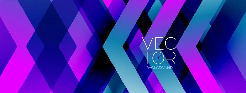Energetic geometric background featuring an array of dynamic arrows in Stock Illustration