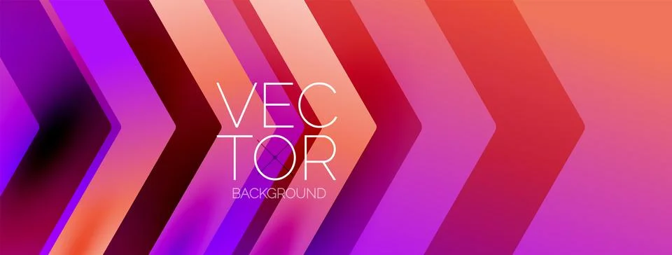 Energetic geometric background featuring an array of dynamic arrows in Stock Illustration