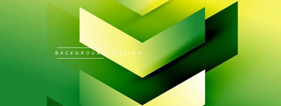 Energetic geometric background featuring an array of dynamic arrows in Stock Illustration