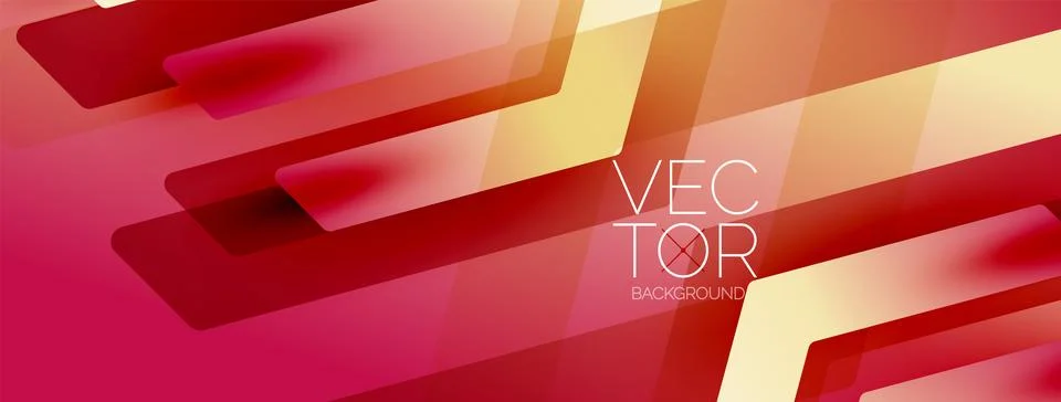Energetic geometric background featuring an array of dynamic arrows in Stock-Illustration