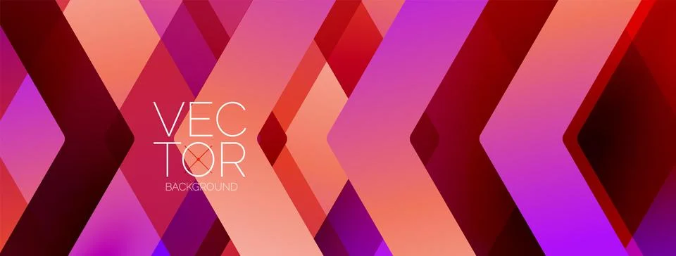 Energetic geometric background featuring an array of dynamic arrows in Stock Illustration