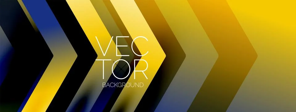 Energetic geometric background featuring an array of dynamic arrows in Stock Illustration