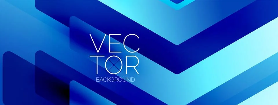 Energetic geometric background featuring an array of dynamic arrows in Illustrazione stock