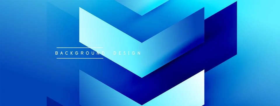 Energetic geometric background featuring an array of dynamic arrows in Stock Illustration