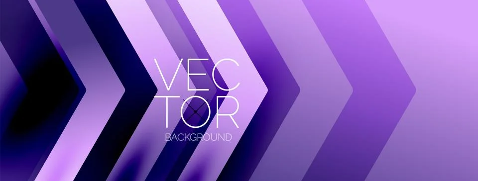 Energetic geometric background featuring an array of dynamic arrows in Stock-Illustration
