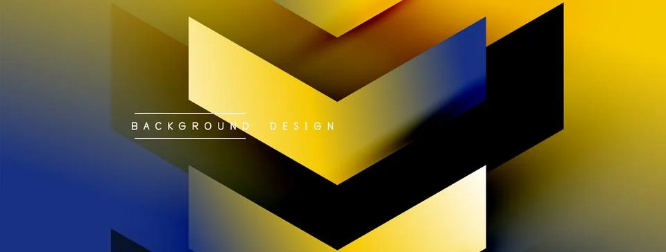 Energetic geometric background featuring an array of dynamic arrows in Illustrazione stock