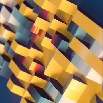 Energetic Glowing 3D Grid Abstract Incandescent Metal Matrix 스톡 일러스트