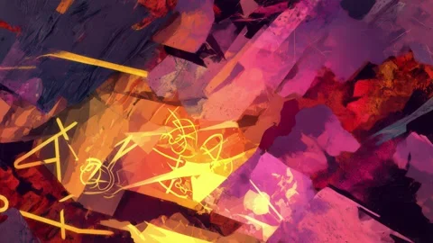 Energetic Hand-Drawn Overlay Motion Stock Footage 309437840