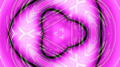 Energetic neon green abstract digital technology glowing circular backgroun.. Stock Footage 336264484
