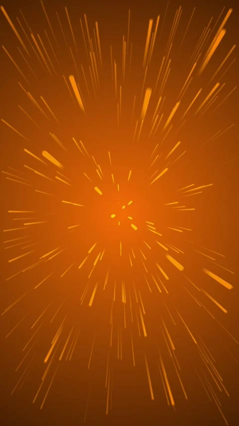 Energetic Orange Bursting Light Animation Video stock 315747650