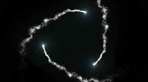 Energetic particle vortex 4K Stock Footage 51968985