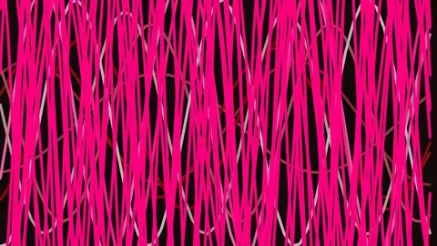 Energetic pink glitch lines texture: Abstract vertical neon streak overlay .. Stock Footage 341057542