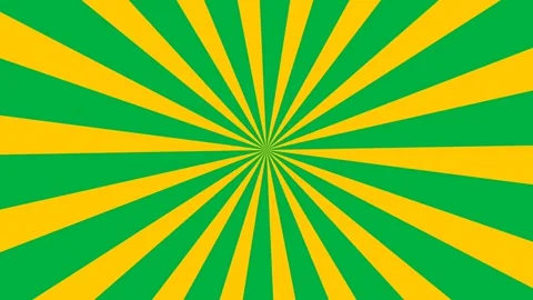 Energetic Radial Speed Animation Dynamic Green Yellow Sunburst Background M.. Видео 340035767