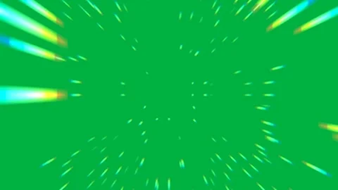 Energetic Radial Speed Lines Animation on Green Screen for Dynamic Visuals. Stock Footage 340035102