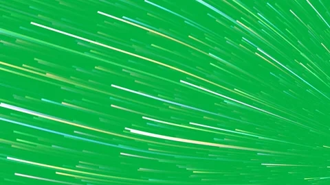 Energetic Radial Speed Lines Animation on Green Screen Background. Stock Footage 340035526