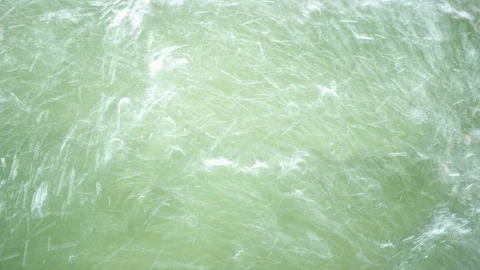 Energetic streams of water fly break and fall to the bottom Stock Footage 105940335