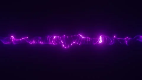 Energetic violet waves Stock Footage 296465506