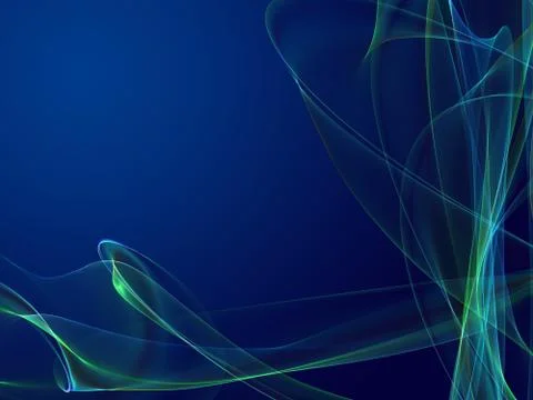Energic abstract flame wave background with fantastic shapes Stock Illustration