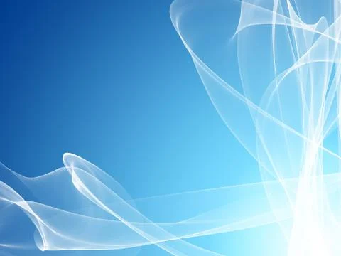 Energic abstract flame wave background with fantastic shapes Stock Illustration