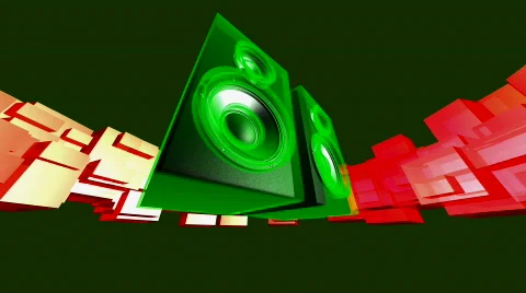 Energized speakers hd 스톡 동영상 511647