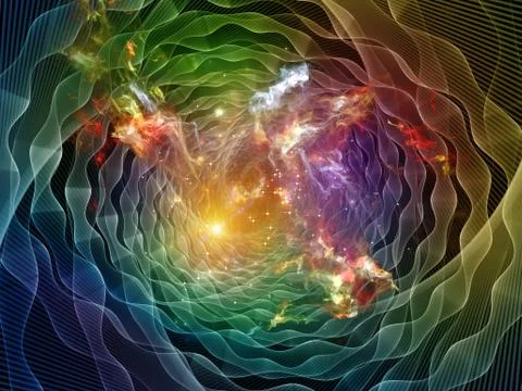 Energy of Abstract Visualization 스톡 일러스트