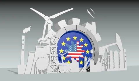 Energy and Power Stock Illustration
