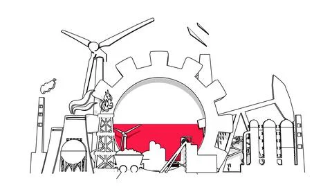 Energy and Power Stock Illustration