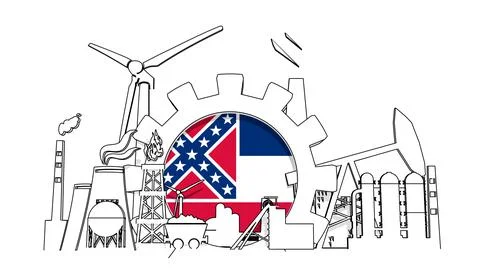 Energy and Power Stock Illustration