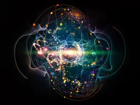 Energy of Atom Illustrazione stock
