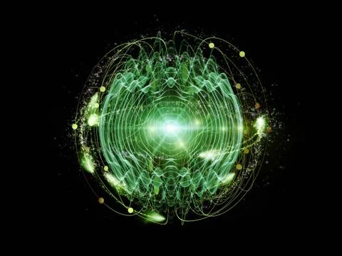 Energy of Atom 스톡 일러스트