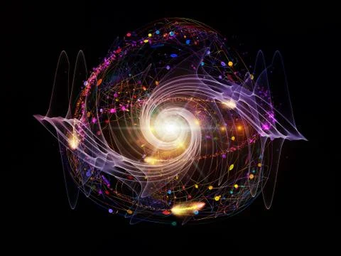 Energy of Atom Illustrazione stock