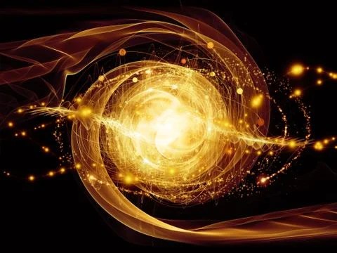 Energy of Atom Stock Illustration