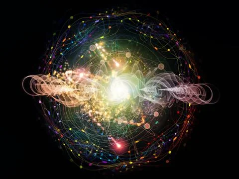 Energy of Atom Illustrazione stock