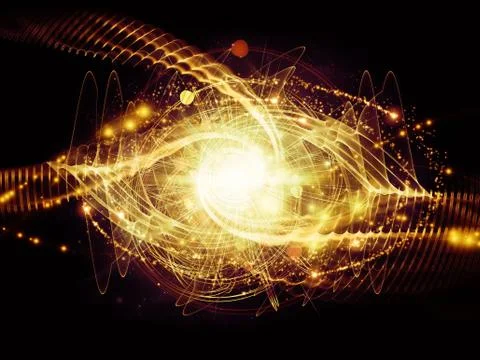 Energy of Atom Stock Illustration