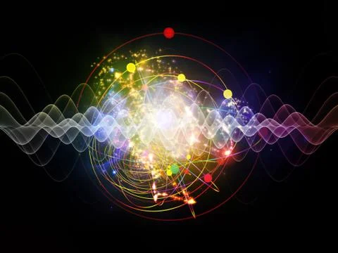 Energy of Atom Illustrazione stock