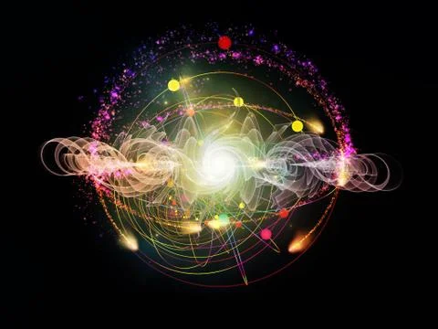 Energy of Atom Stock Illustration