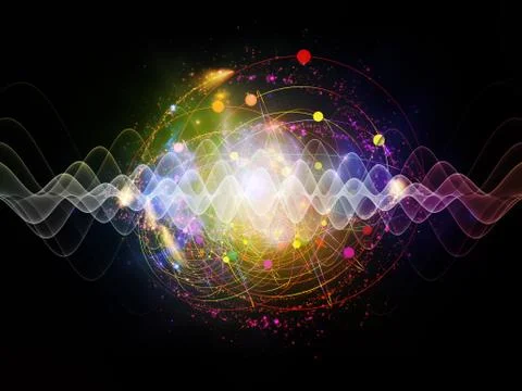 Energy of Atom 스톡 일러스트