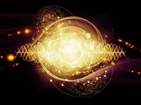 Energy of Atom Illustrazione stock