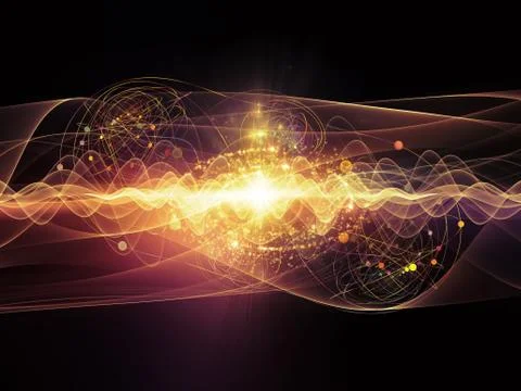 Energy of Atom Illustrazione stock