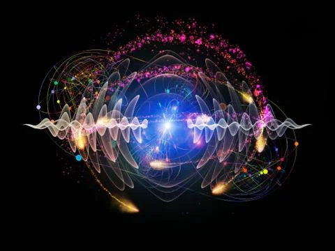 Energy of Atom 스톡 일러스트