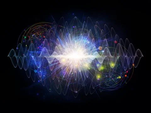 Energy of Atom Illustrazione stock